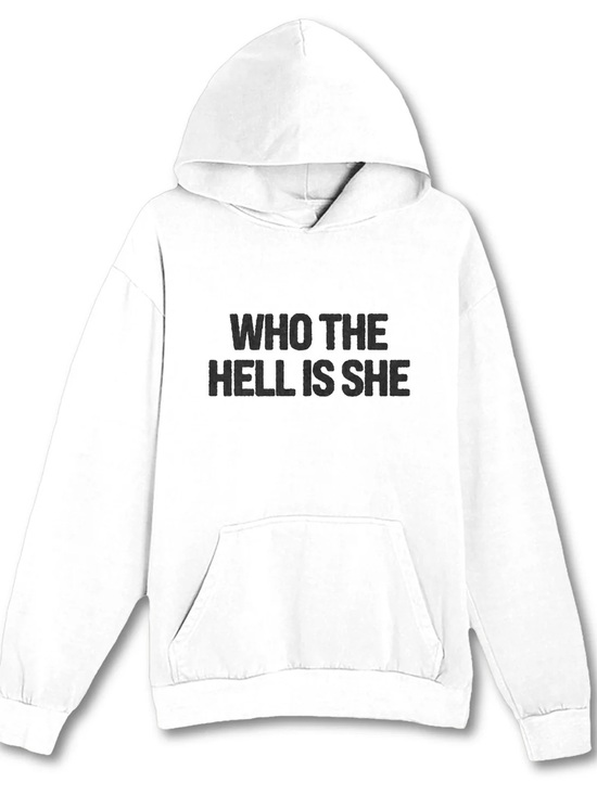 Nessa Barrett Sweaters - Nessa Barrett WHO THE HELL IS SHE HOODIE
